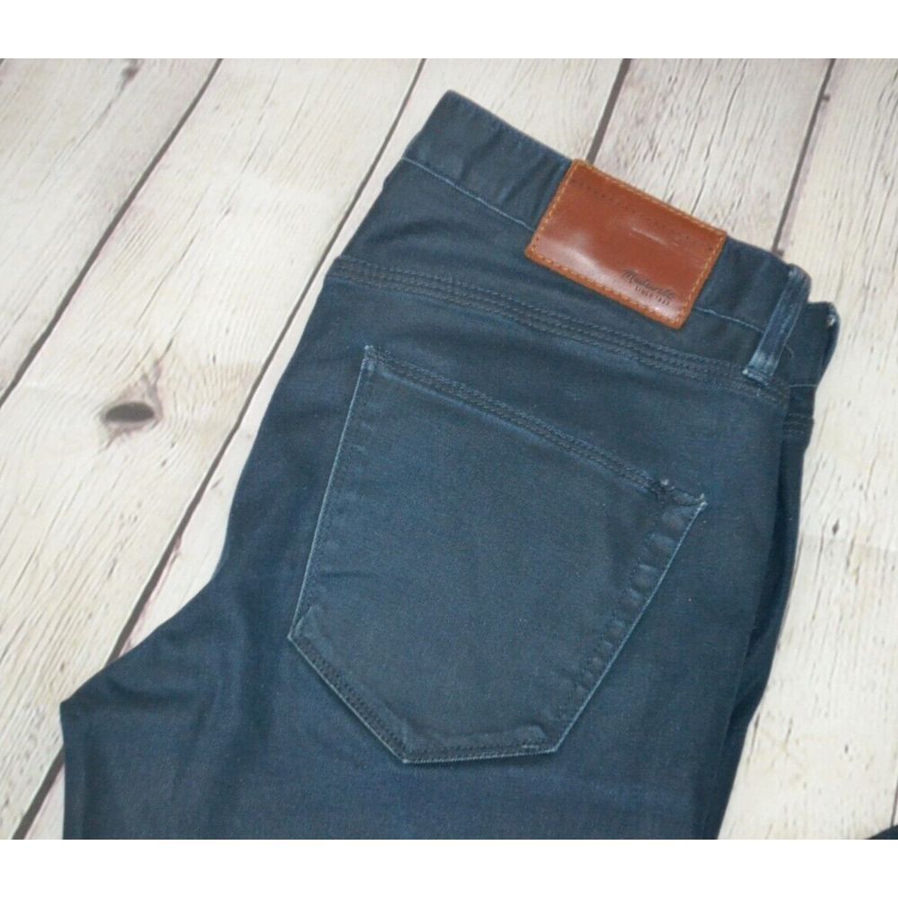 MADEWELL Women's Coated Skinny Skinny Ankle Jeans SIZE 24‎ Navy